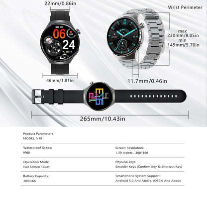 Men Smart Watch Answer Call Heart Rate Water Proof