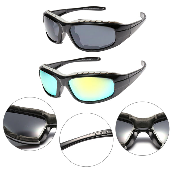 2 Pair Motorcycle Riding Glasses