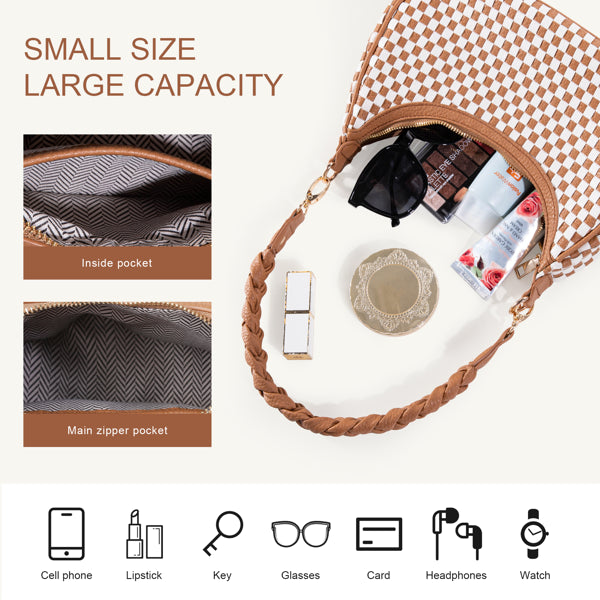 Women Woven Hobo Handbag