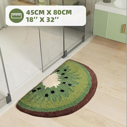 Kiwi Fruit Bath Mats Cute Bathroom Rugs