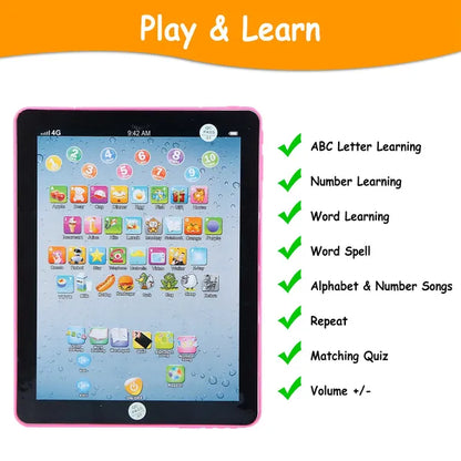 Baby Learning Tablet Educational Mini Pads