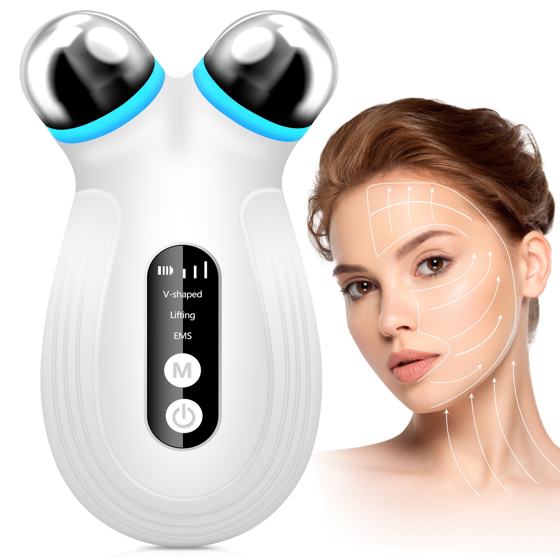 Anti-Aging and Wrinkles Microcurrent Facial Device