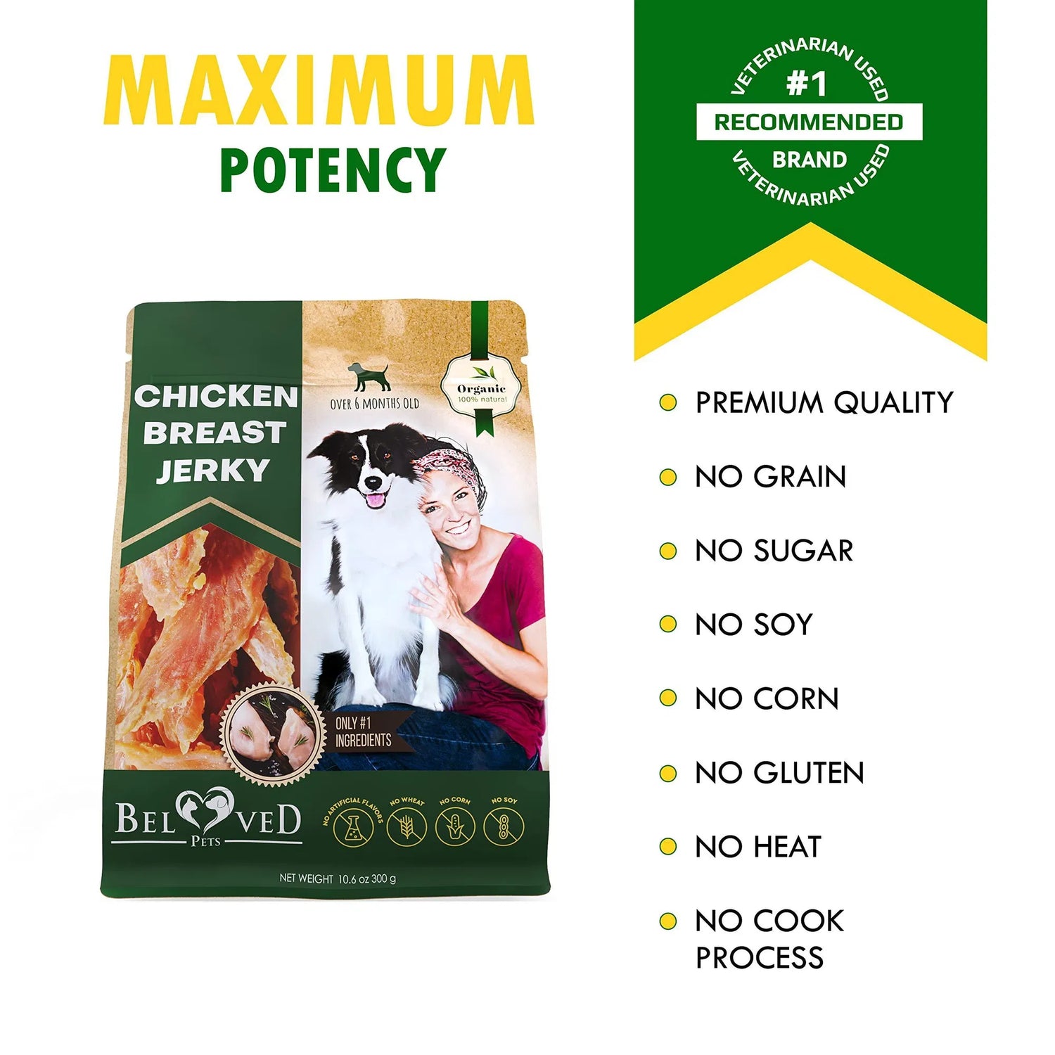 Chicken Organic Healthy Snacks for Dog