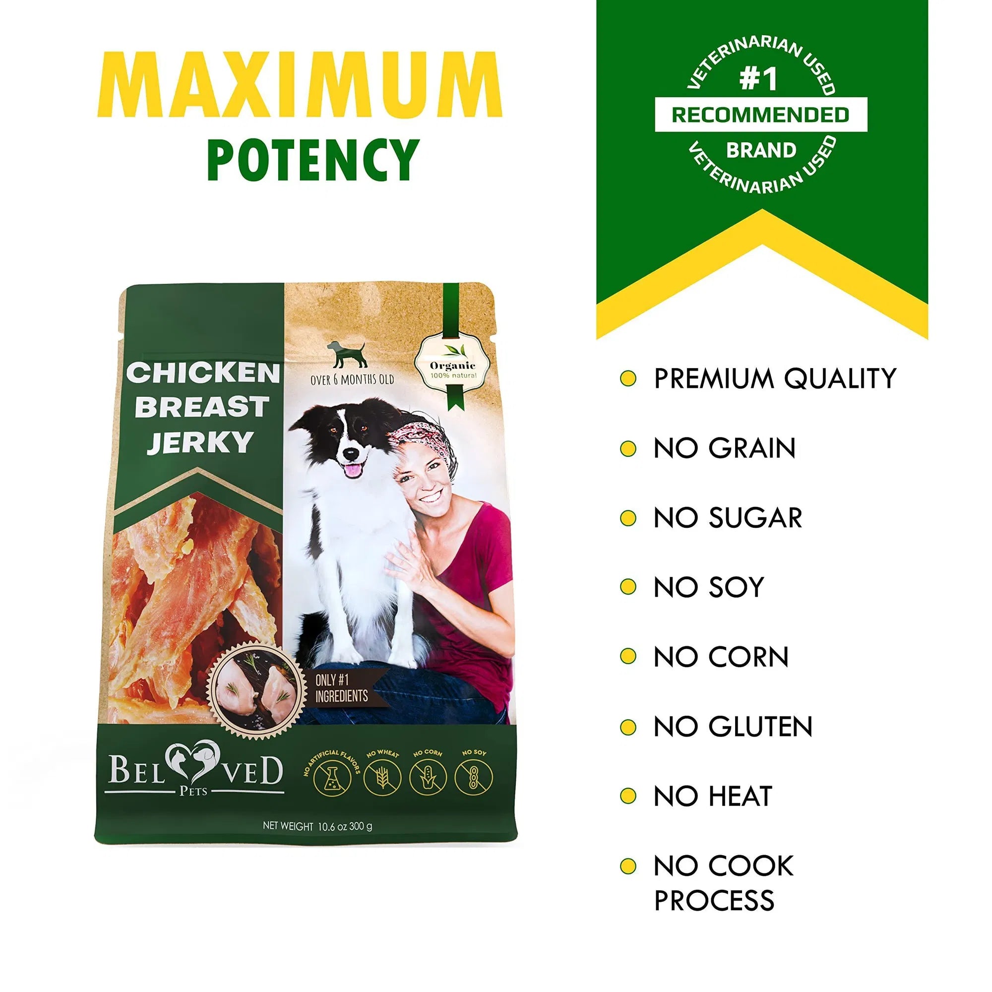 Chicken Organic Healthy Snacks for Dog