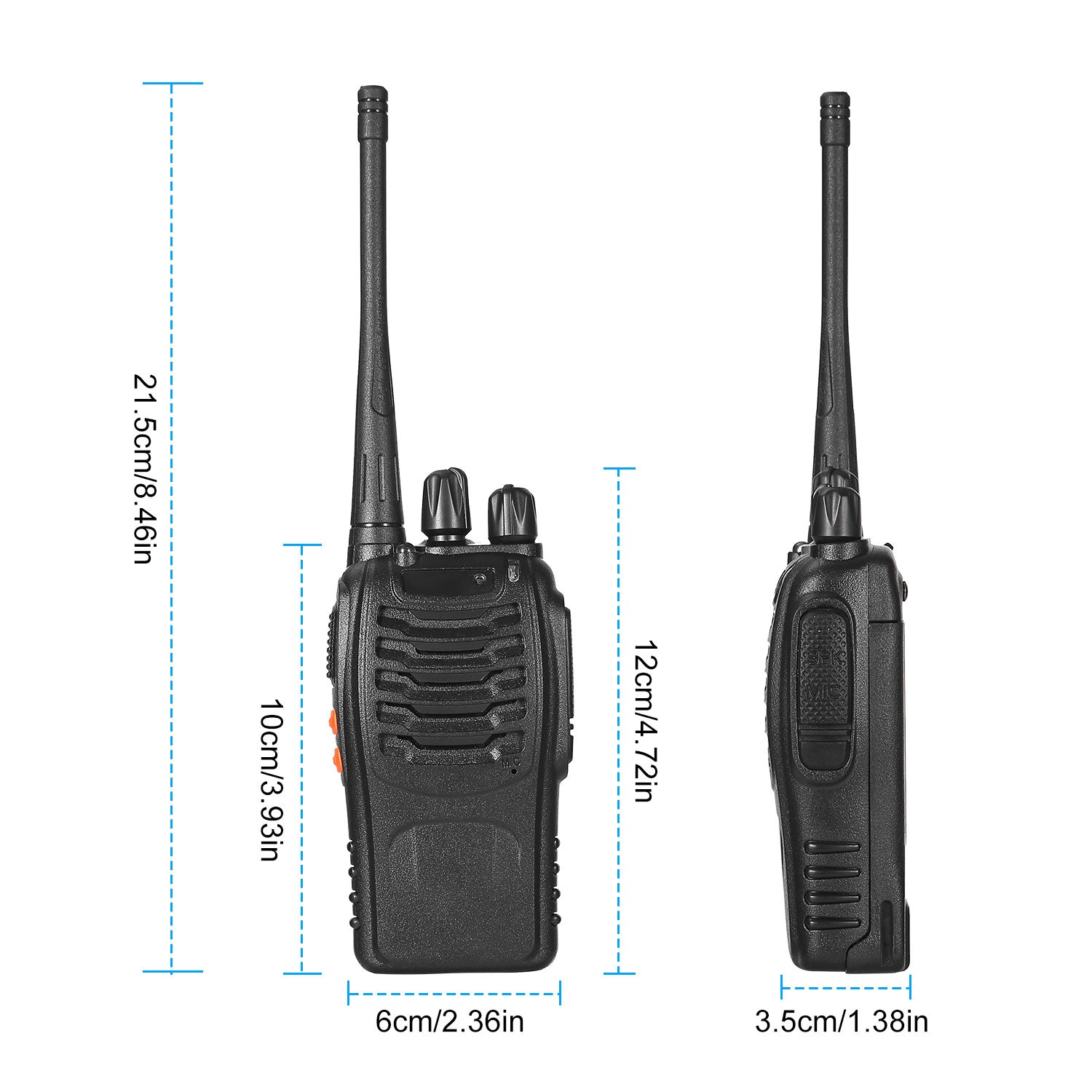 Two Way Radio UHF 16CH 400-470MHZ Long Range