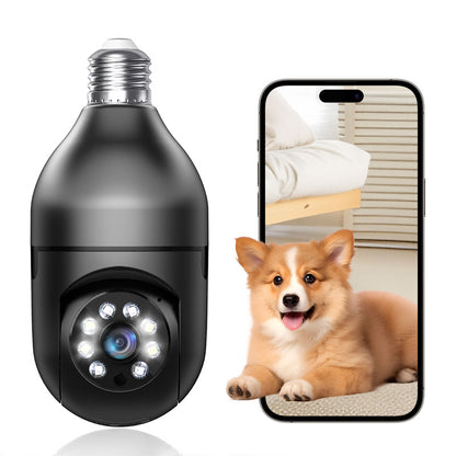Light Bulb Security Camera 2.4GHz 5G with Wi-Fi