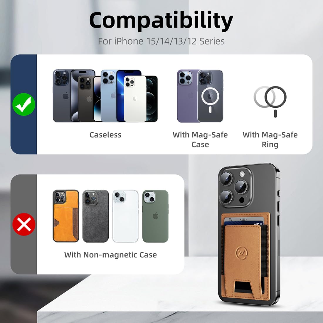 Wallet For Men, 2 In 1 Smart Wallet