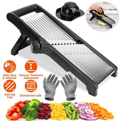 1Pc Mandoline Food Slicer Stainless Steel Vegetable Cutter