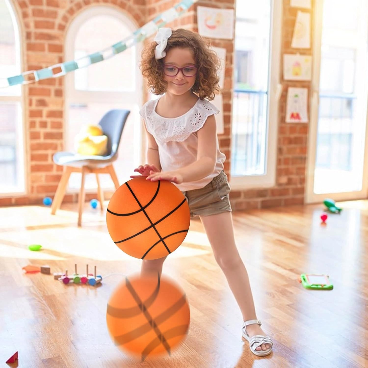 Silent Basketball Foam Bouncing