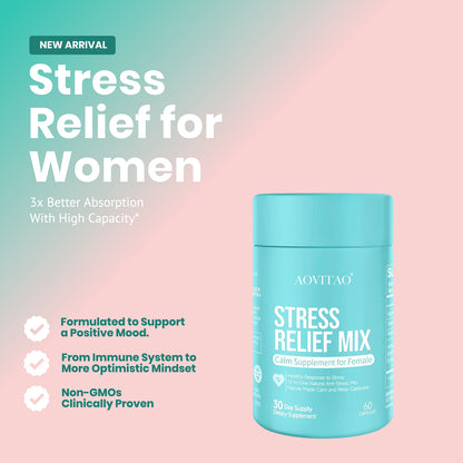 Ashwagandha For Women Stress Relief, Focus and Relaxation