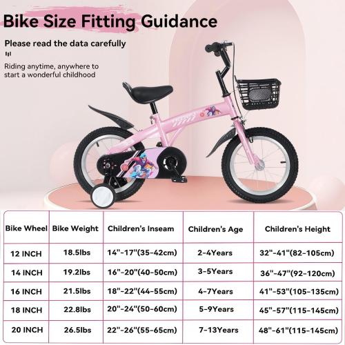 16 Inch Sporty Kids Bike With Training Wheels
