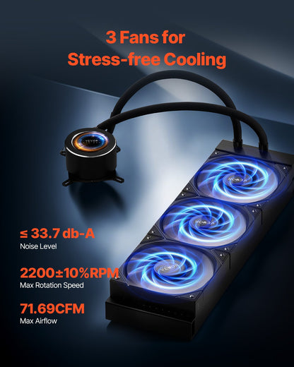 CPU Liquid Cooler AIO CPU Water Cooler
