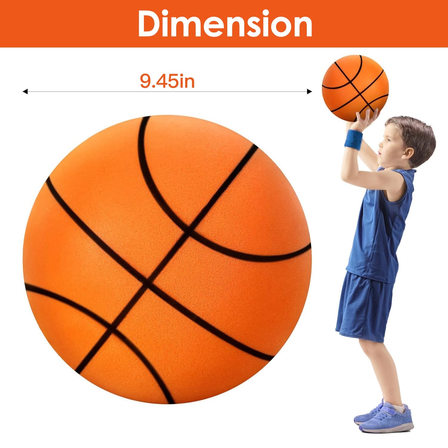 Silent Basketball Foam Bouncing