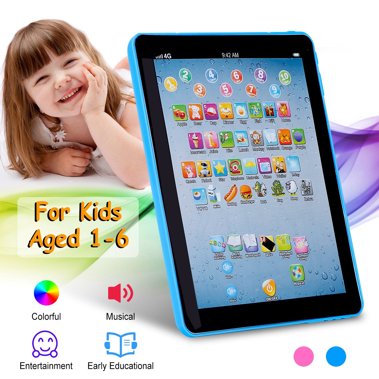 Baby Learning Tablet Educational for Toddler