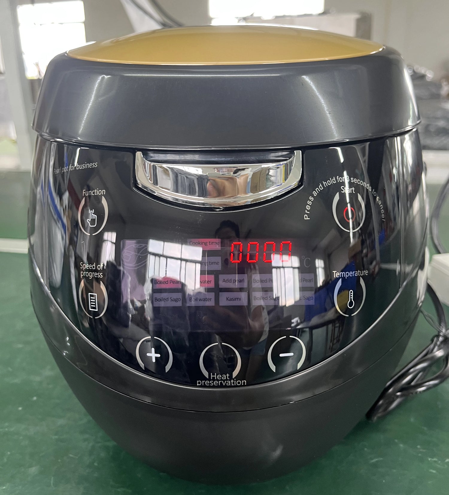 Tapioca Cooker Milk Tea Shop Pearl Cooker Bubble Tea Pearl Warmer Pot Taro ball Sago Red Bean Cooker Machine 900W
