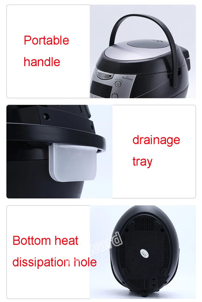 Tapioca Cooker Milk Tea Shop Pearl Cooker Bubble Tea Pearl Warmer Pot Taro ball Sago Red Bean Cooker Machine 900W
