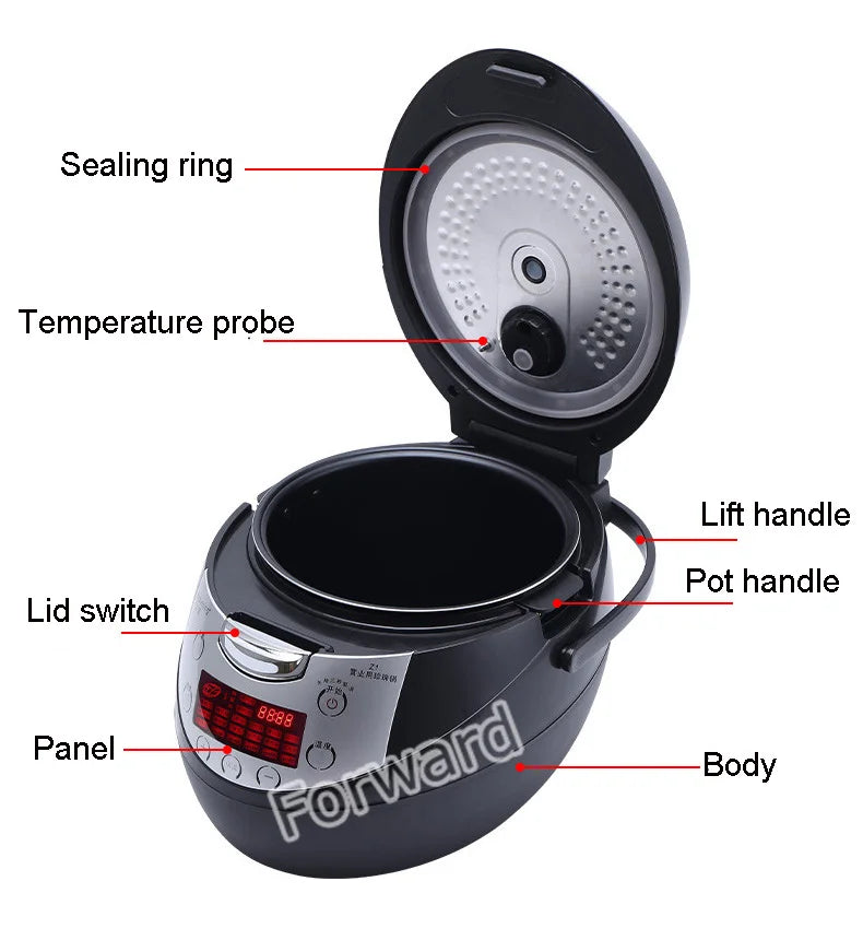 Tapioca Cooker Milk Tea Shop Pearl Cooker Bubble Tea Pearl Warmer Pot Taro ball Sago Red Bean Cooker Machine 900W