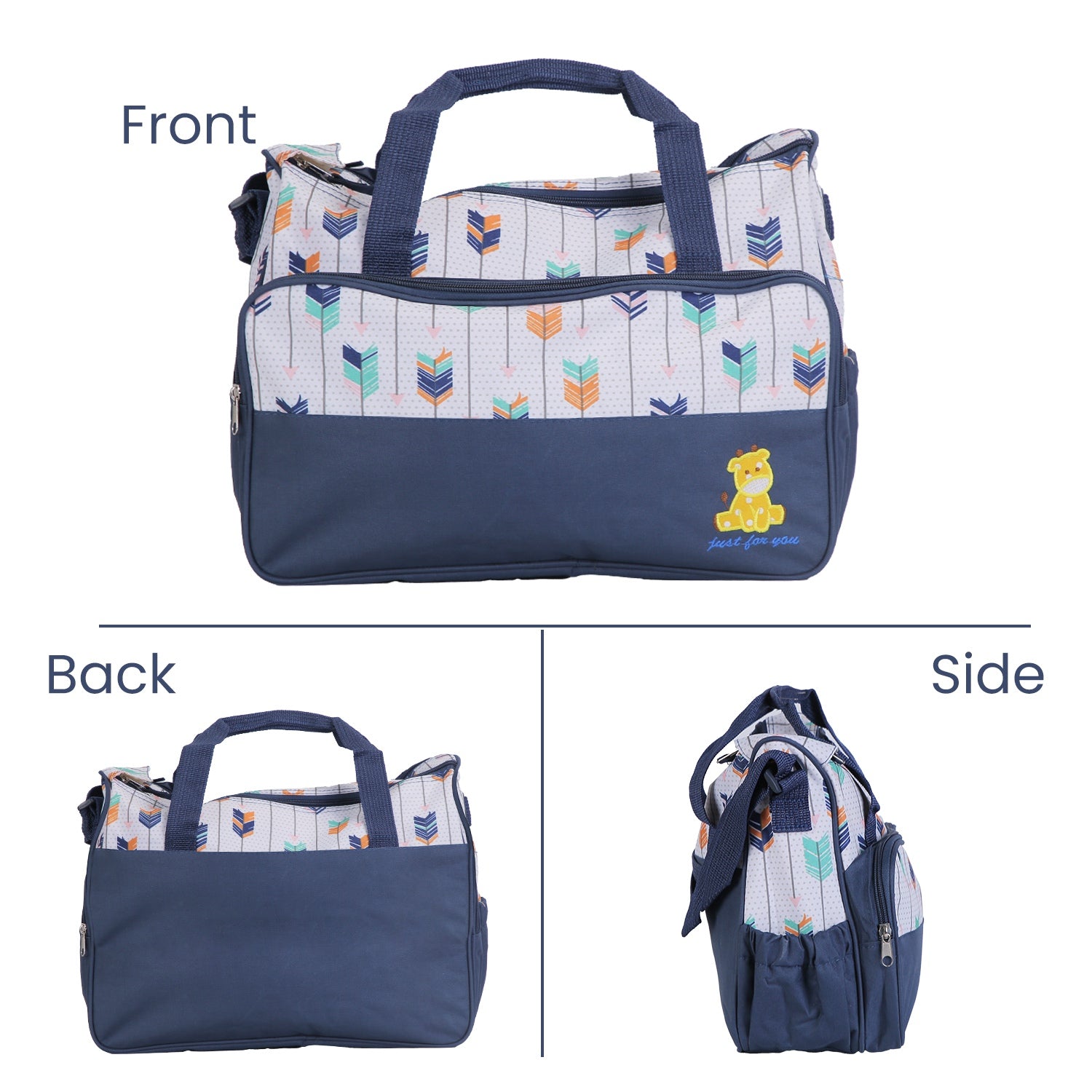 5Pcs Baby Nappy Diaper Bags