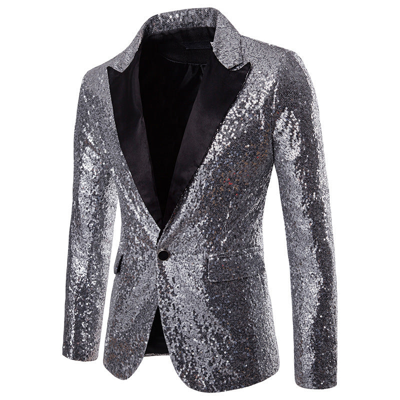 European And American Performance Dress Gold