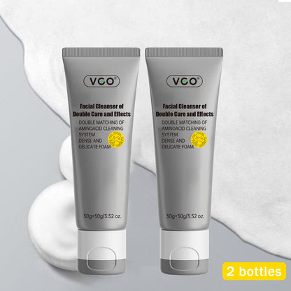 Facial Cleanser Of Double Care And Effets