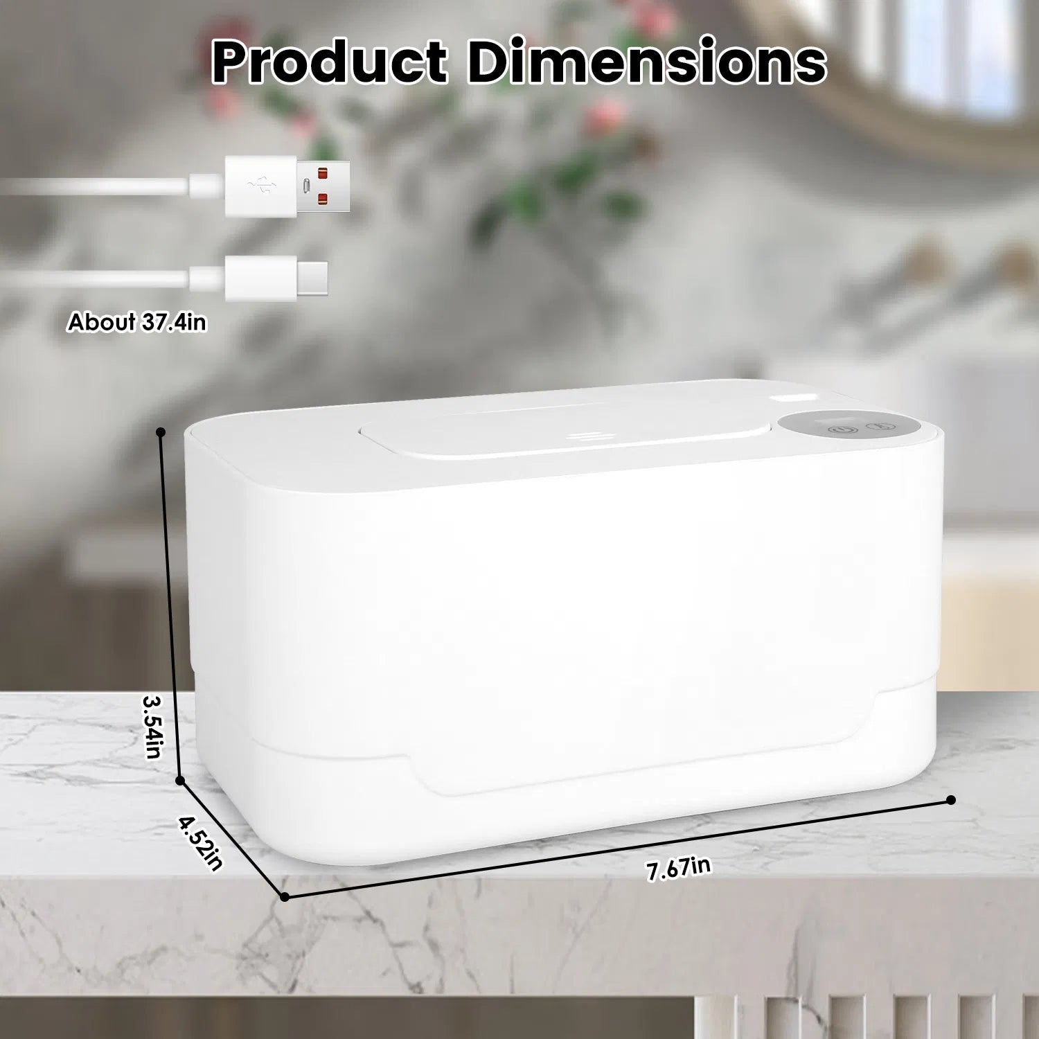 Baby Wipe Warmer With 3 Temperature Settings