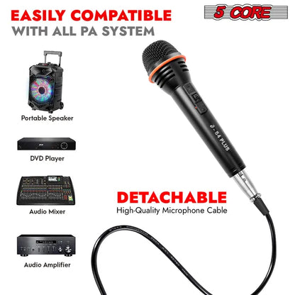 5Core Microphone Dynamic Mic Karaoke