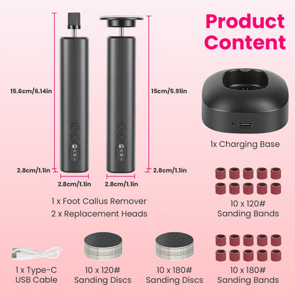 2 In 1 Electric Foot Callus Remover
