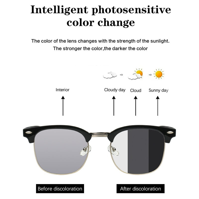 4-Pack Photochromic Glasses Set - UV Protection