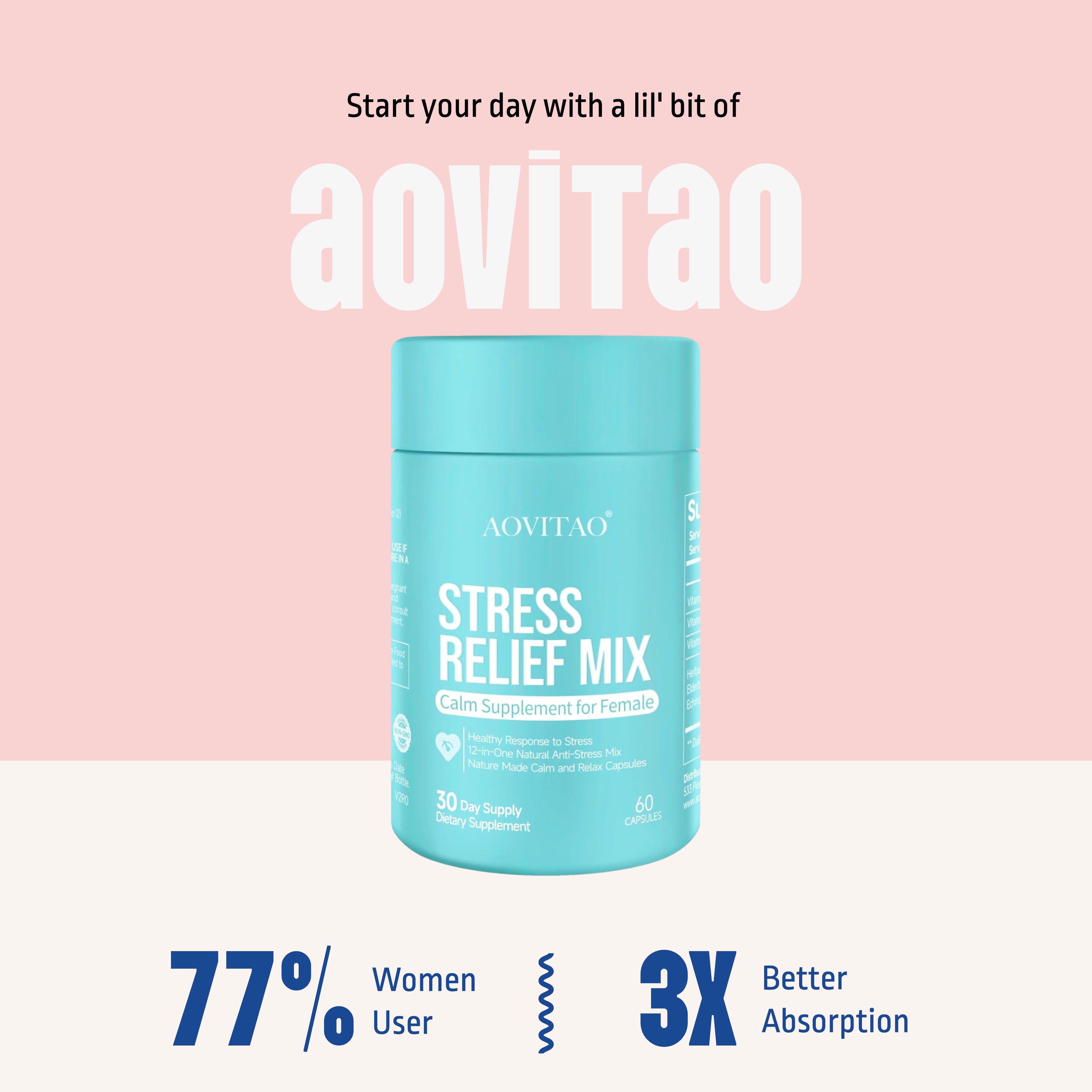 Ashwagandha For Women Stress Relief, Focus and Relaxation