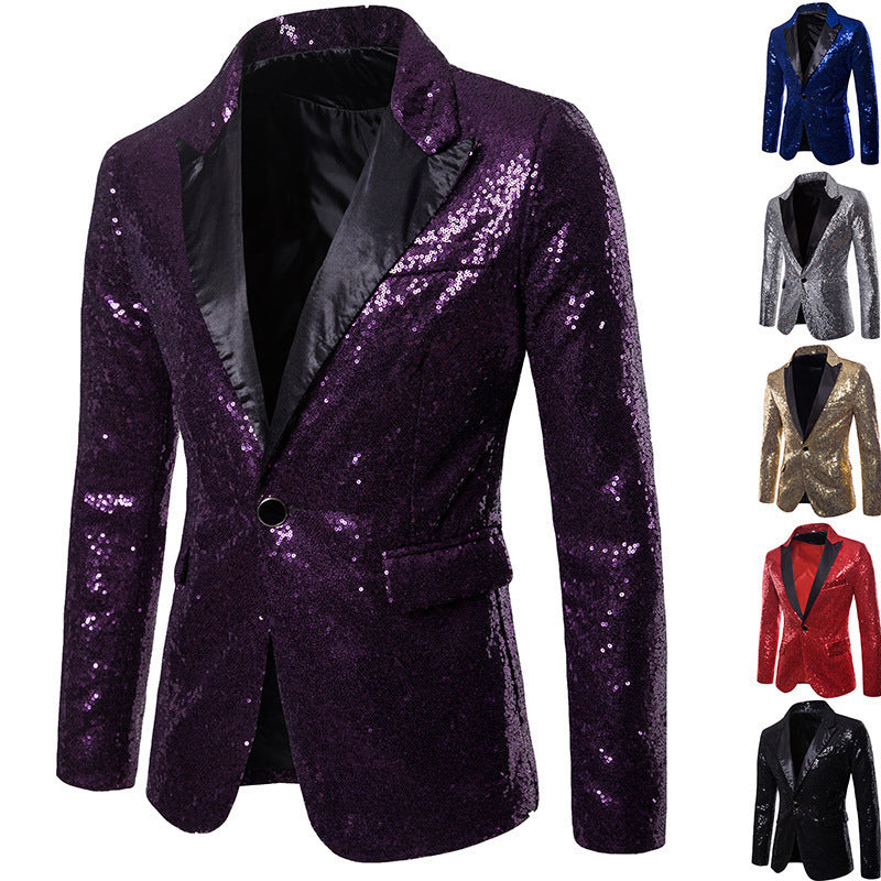 European And American Performance Dress Gold