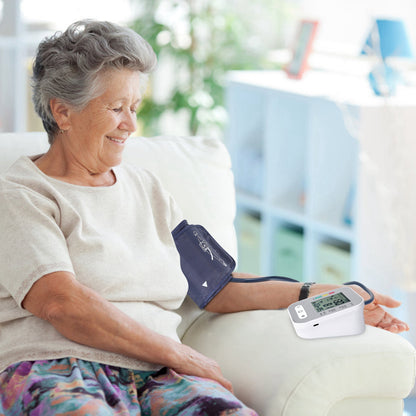 1Pc Digital Arm Blood Pressure Monitor with Voice