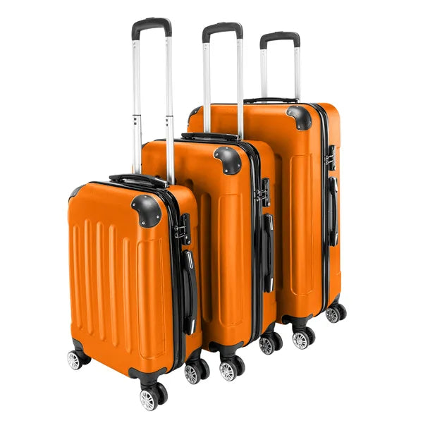 3-in-1 Portable ABS Trolley Case 20inch 24inch