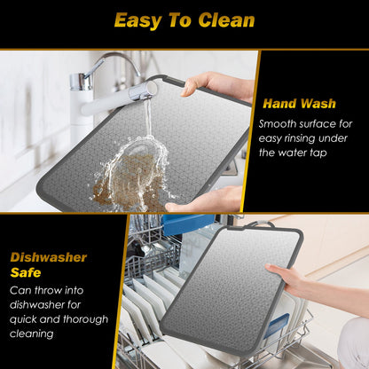 2Pcs Double Sided Cutting Board Stainless