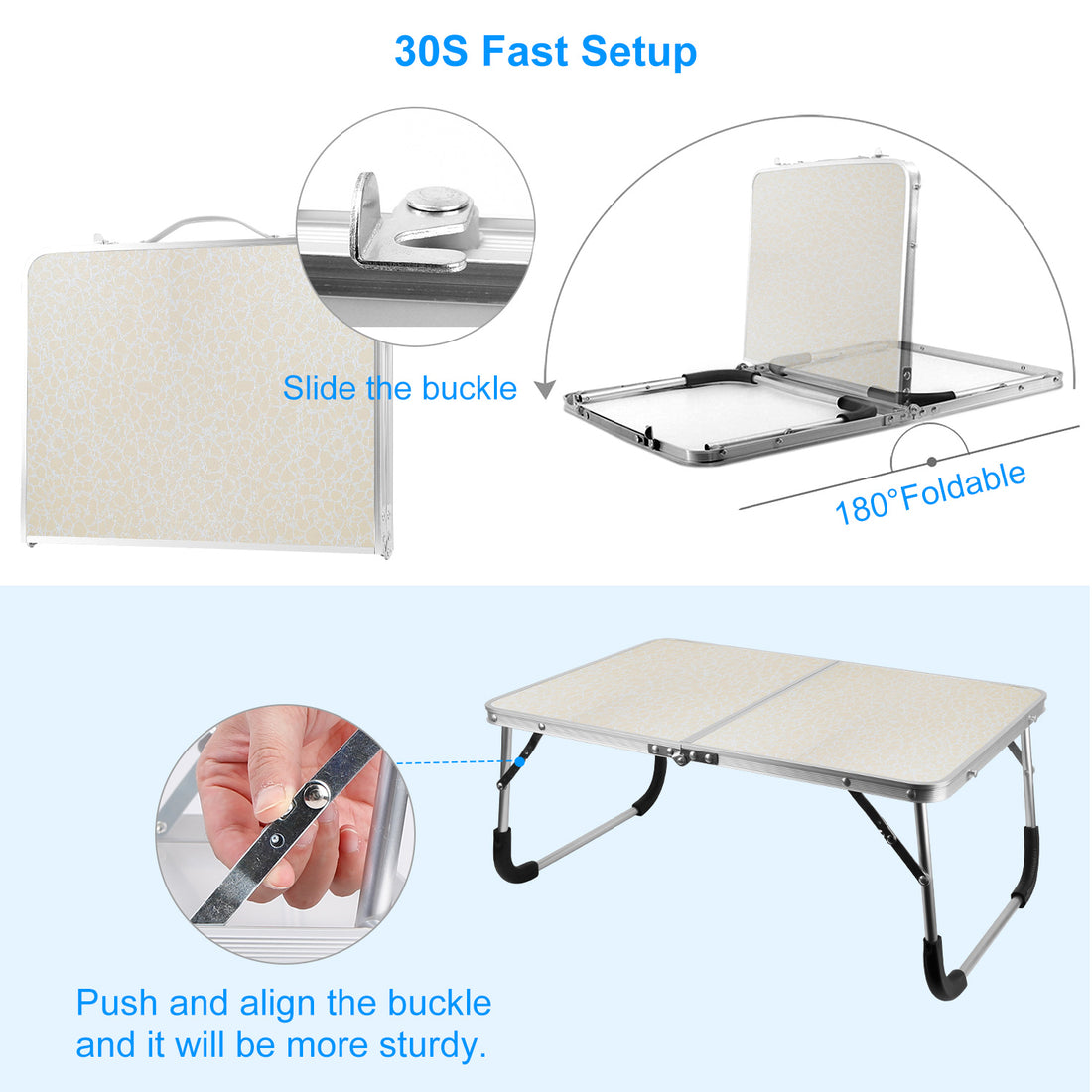 1Pc Foldable Laptop Table Desk
