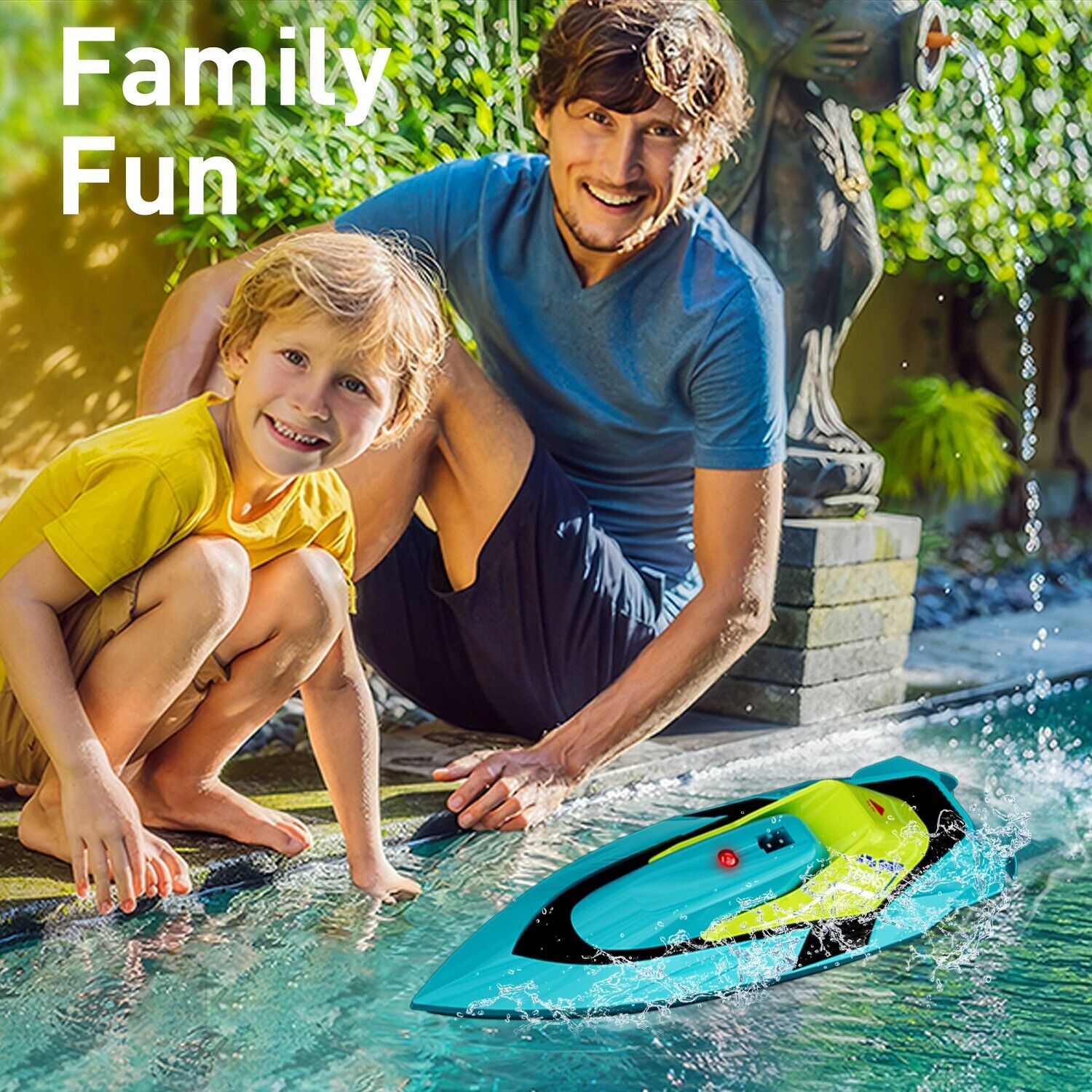 2.4 GHz 20- MPH Racing Boats For Kids US