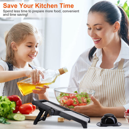 1Pc Mandoline Food Slicer Stainless Steel Vegetable Cutter