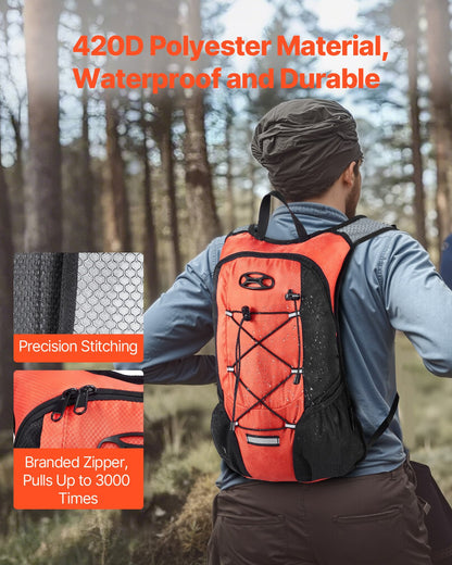 Hydration Backpack With 2L TPU Water