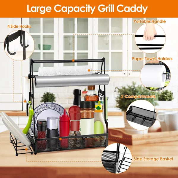 Outdoor Picnic Barbecue Camping Grilling Tools Storage