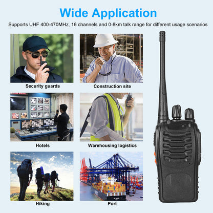 Two Way Radio UHF 16CH 400-470MHZ Long Range