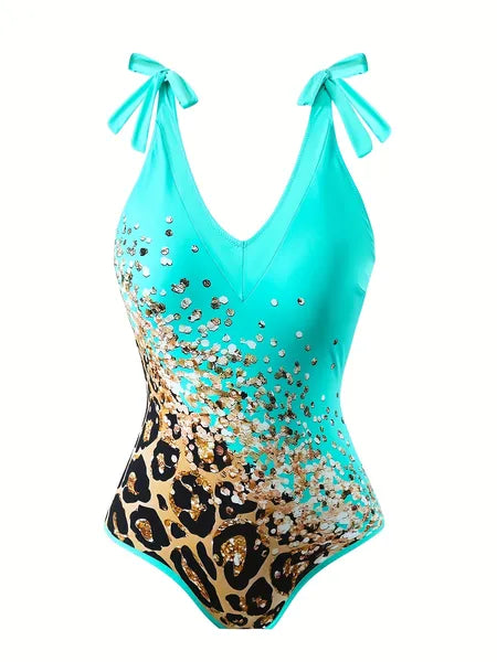 Slimming Retro Print, Popular Swimwear Set