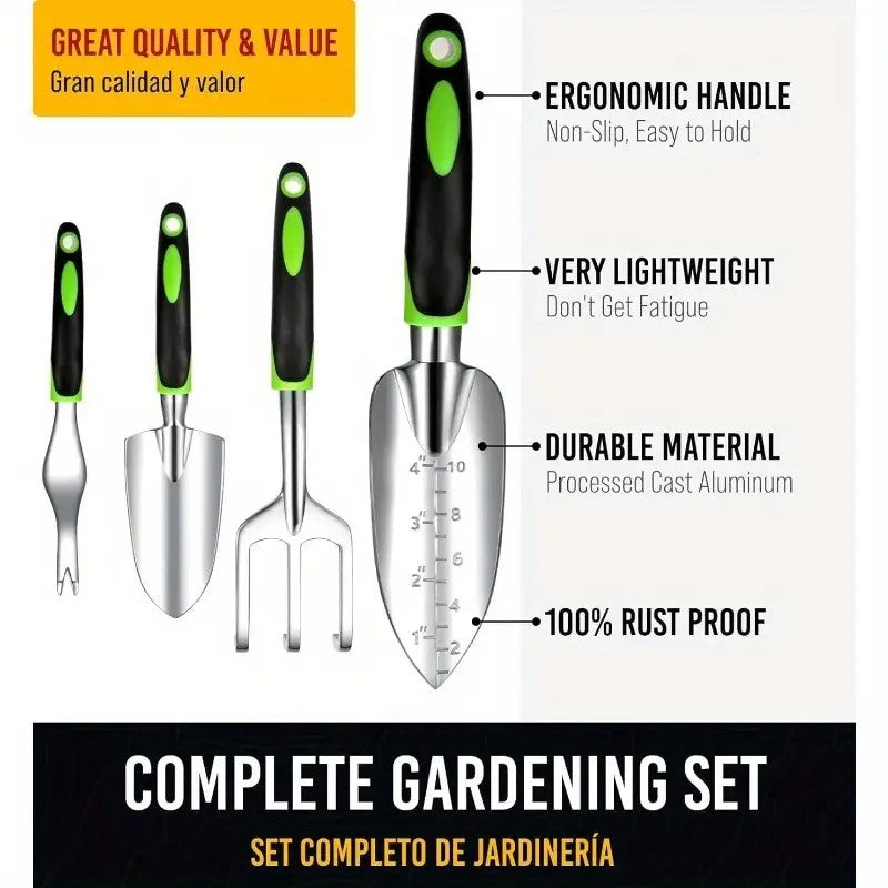 Garden Tools Set, 8 Piece Gardening Tools Set