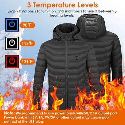 Heated Jacket Electric Heating Coat