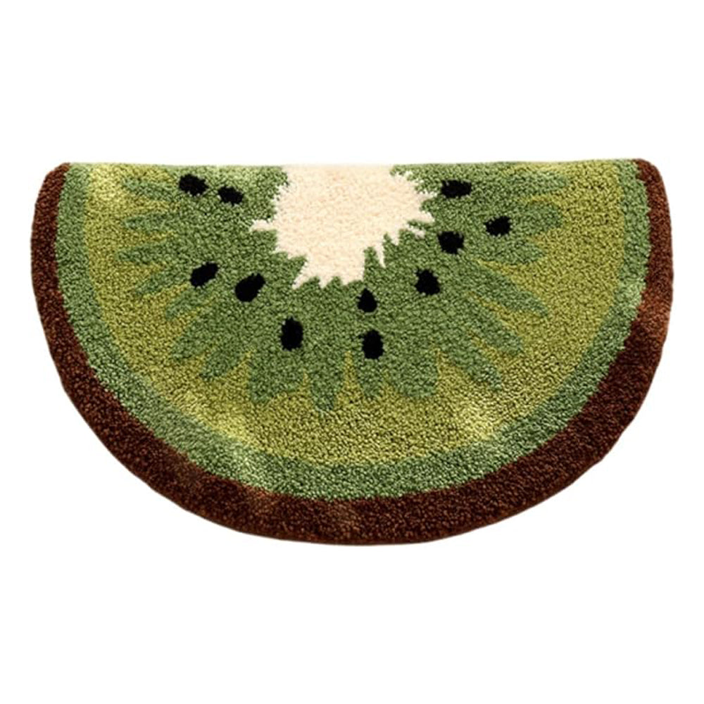 Kiwi Fruit Bath Mats Cute Bathroom Rugs