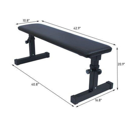Home Flat Dumbbell Bench Comfortable Design Home Fitness Strength Training Bench