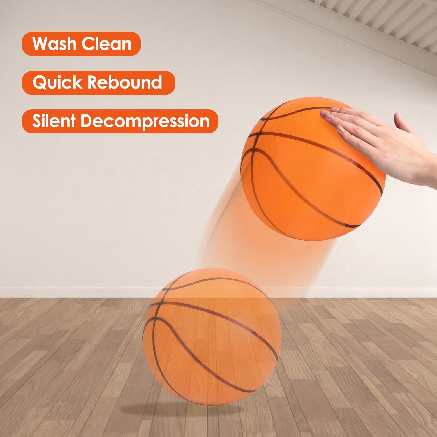 Silent Basketball Foam Bouncing