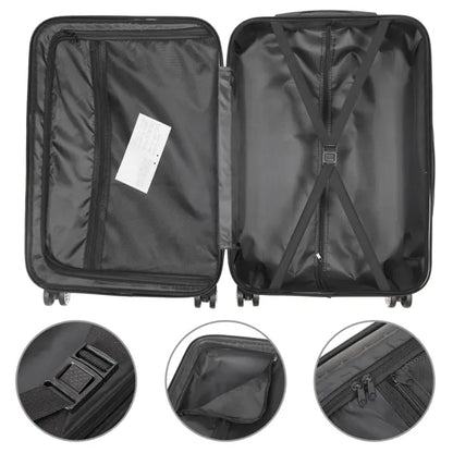 3-in-1 Multifunctional Large Capacity Traveling White Suitcase