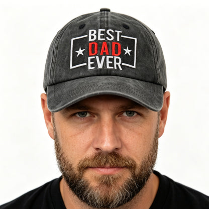 Vintage Best Dad Ever Baseball Cap