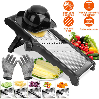 1Pc Mandoline Food Slicer Stainless Steel Vegetable Cutter