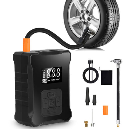 1Pc 150PSI Cordless Tire Inflator Digital Air