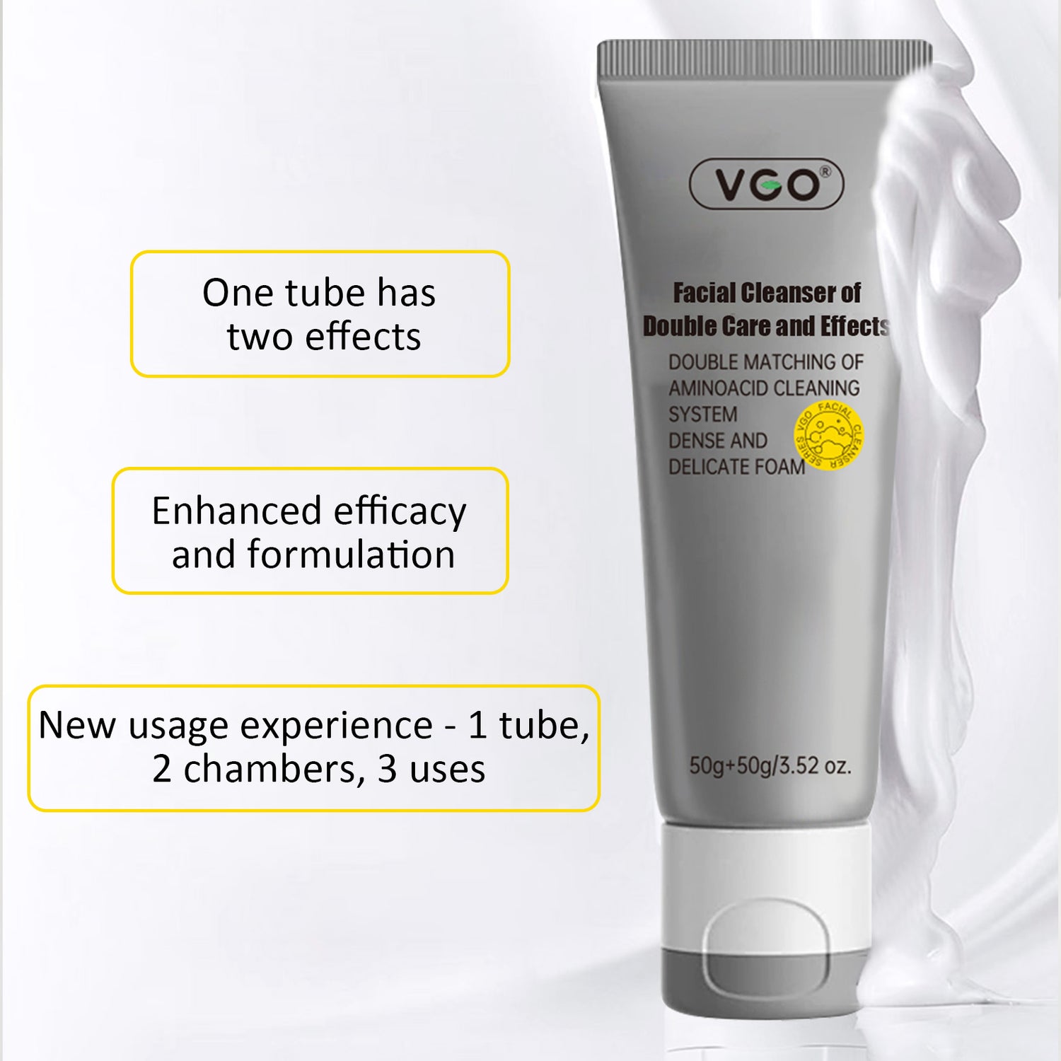 Facial Cleanser Of Double Care And Effets